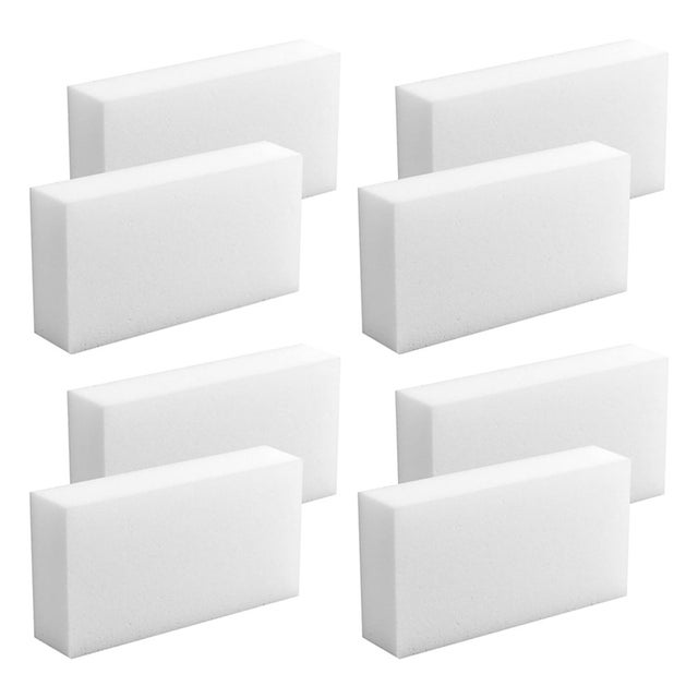 Juego de 8 esponjas de limpieza resistentes y duraderas para fregaderos, cocinas, baños, paredes, pisos, bañeras, zapatos, muebles y automóviles.