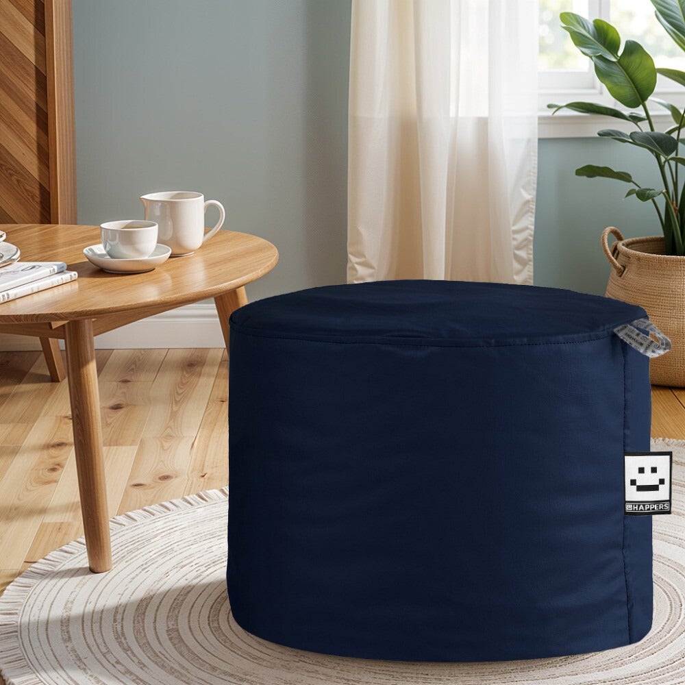 Pouf tabouret Similicuir Indoor Marine Happers - 2