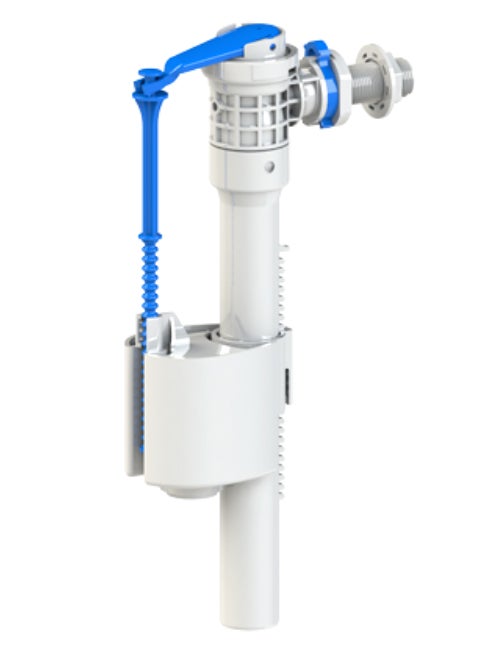 Kit Ricambio Completo Per WC - Valvola Scarico + Valvola Ingresso Acqua + 2 Viti In Rame - Regolabile In Altezza, Doppio Scarico