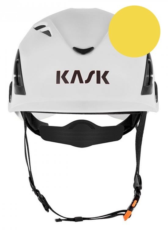 Casque de sécurité haut KASK SUPERPLASMA AQ Jaune (EN 397) - 2