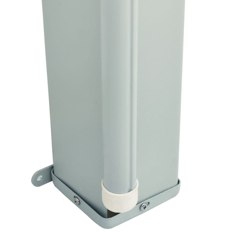 Toldo lateral retráctil de jardín negro 180x600 cm vidaXL - 5