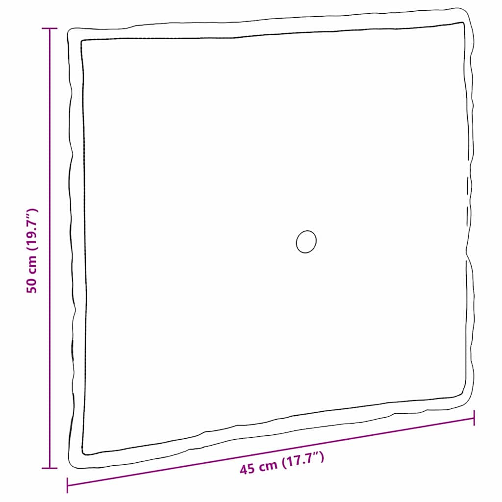 Coussin de Dos Vert foncé 50 x 19 x 45 cm tissu vidaXL - 3