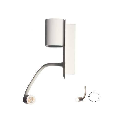 Applique-Liseuse Intérieur 5W+3W 350lm+210lm Blanc Chaud - 3