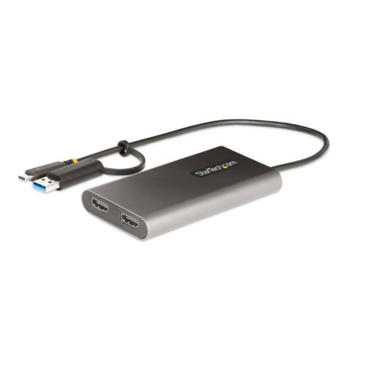 Adapter USB-C StarTech.com Podwójny HDMI 4K 60Hz Ładowanie 100W