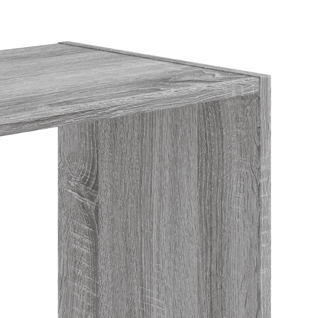 Bibliothèque sonoma gris 68,5x32x68,5 cm bois d'ingénierie vidaXL - 7