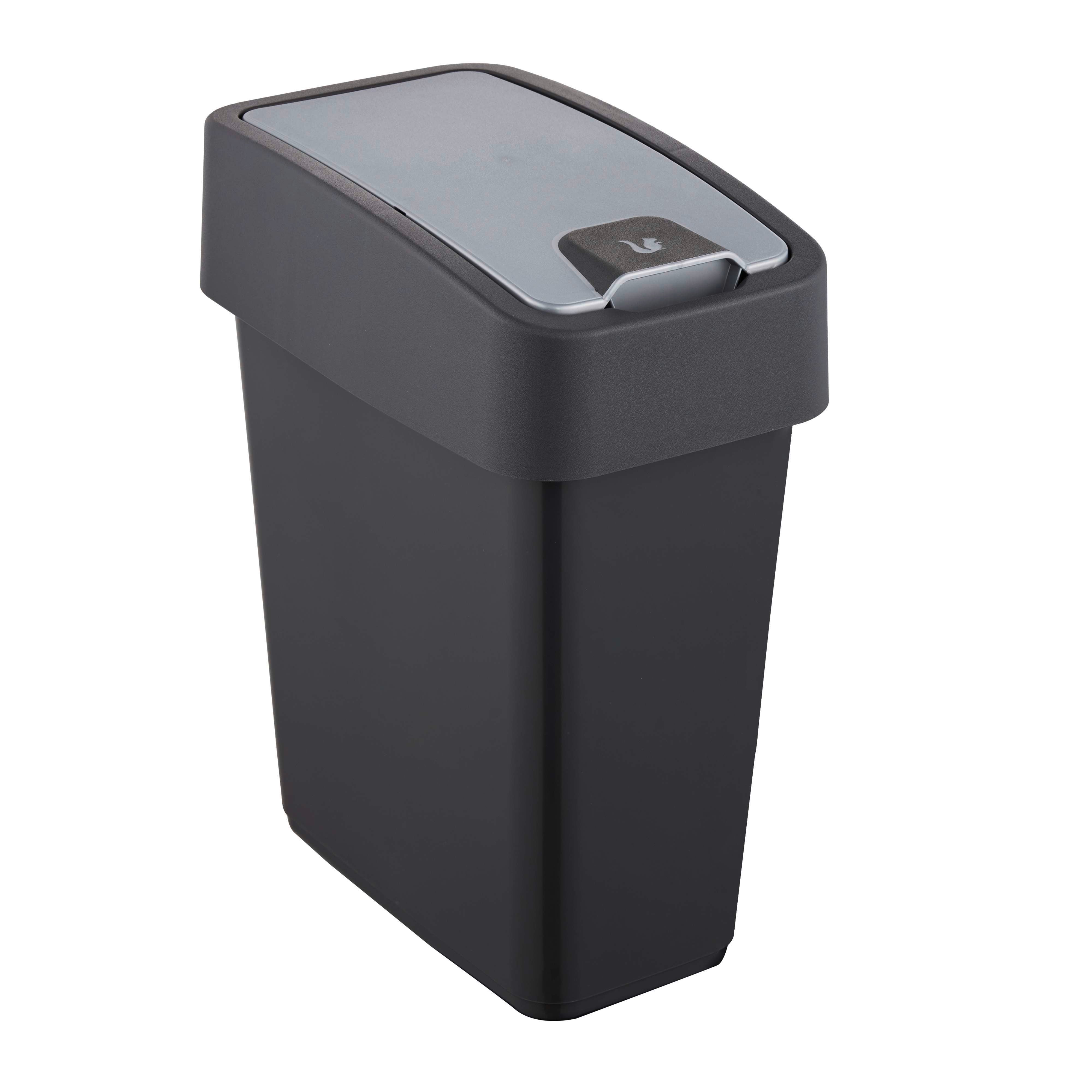 Kosz na śmieci z naciskaną pokrywą Keeeper 10l Graphite 1 szt.