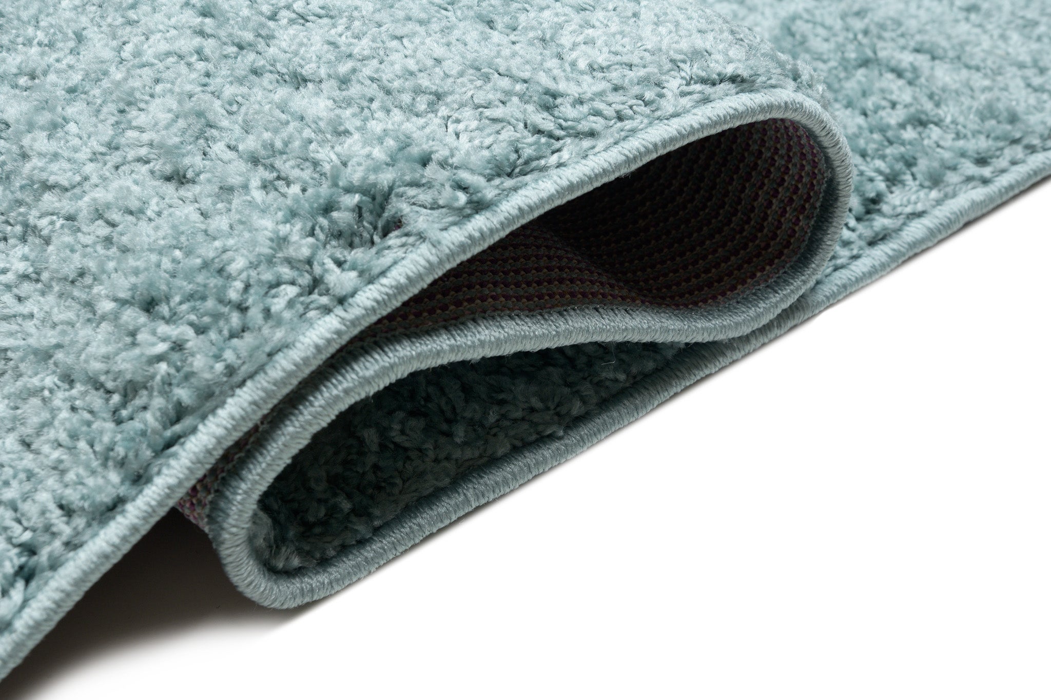 TAPISO Delhi Tappeto Shaggy Moderno Morbido Soggiorno Salotto Camera da Letto Sala da Pranzo Cameretta Tinta Unita Blu Chiaro 160 x 220 cm - 3