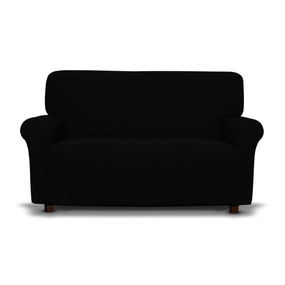 Velours Noir - Housse de Canapé Extensible