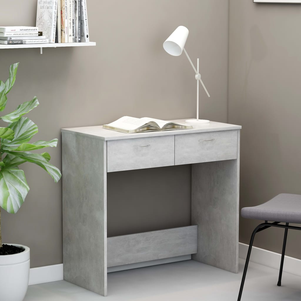 Bureau Gris béton 100 x 50 x 76 cm | Leroy Merlin Bureau Gris béton 100 x 50 x 76 cm | Leroy Merlin