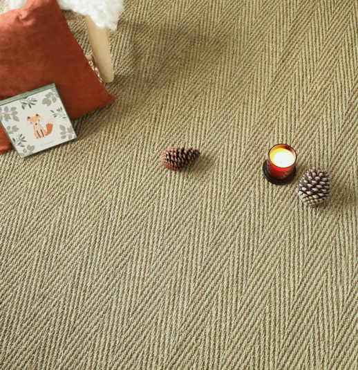 Jonc de mer - Assam - Chevron - Echantillon 15 x 20 cm - 2