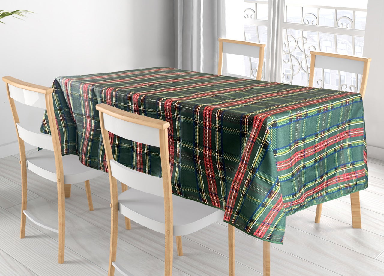 Tovaglia rettangolare in plastica rossa, 137 x 274 cm, usa e getta, lavabile, per interni ed esterni, picnic, baby shower, matrimoni, Natale e feste di compleanno