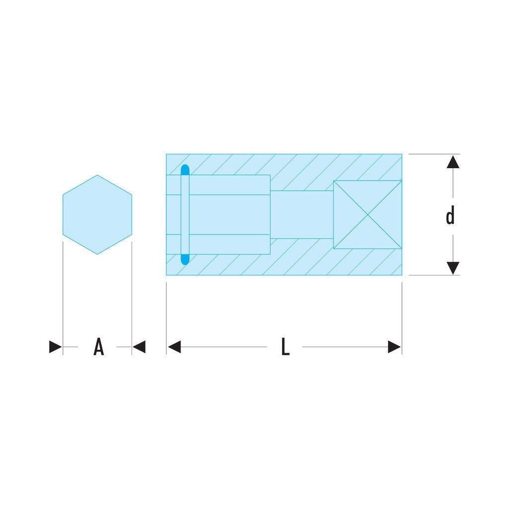 FACOM - Douille 1/4'' porte-embout 6,35 mm - R235 - 2