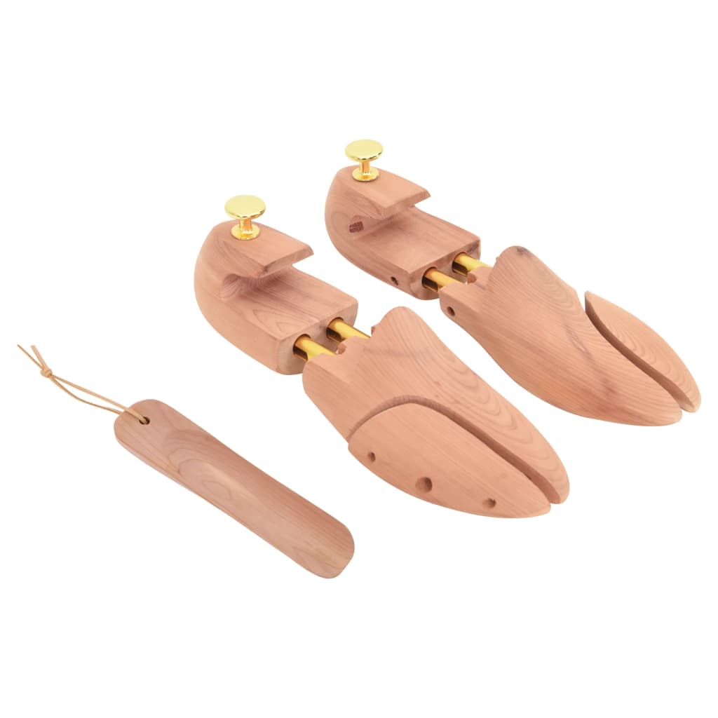 Chausse-pied Long En Bois De Cèdre 42 Cm - Pour Enfiler Chaussures Facilement, Idéal Seniors