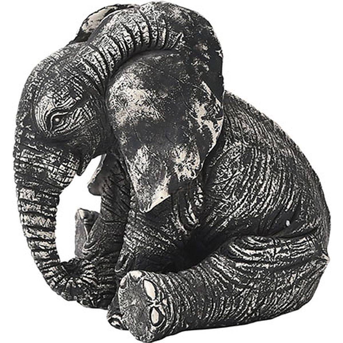 Statutt éléphant résin 33x12x25cm Statutt éléphant résin 33x12x25cm