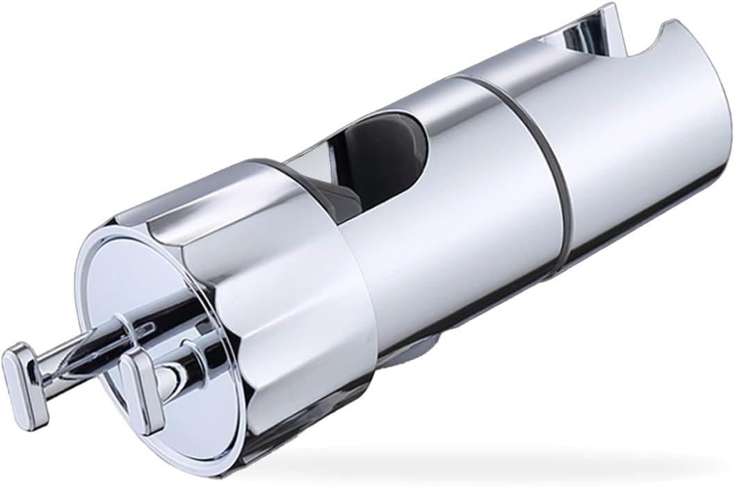 Supporto universale per soffione doccia con 2 ganci, regolabile a 360 gradi, per aste da 18 a 25 mm | Leroy Merlin