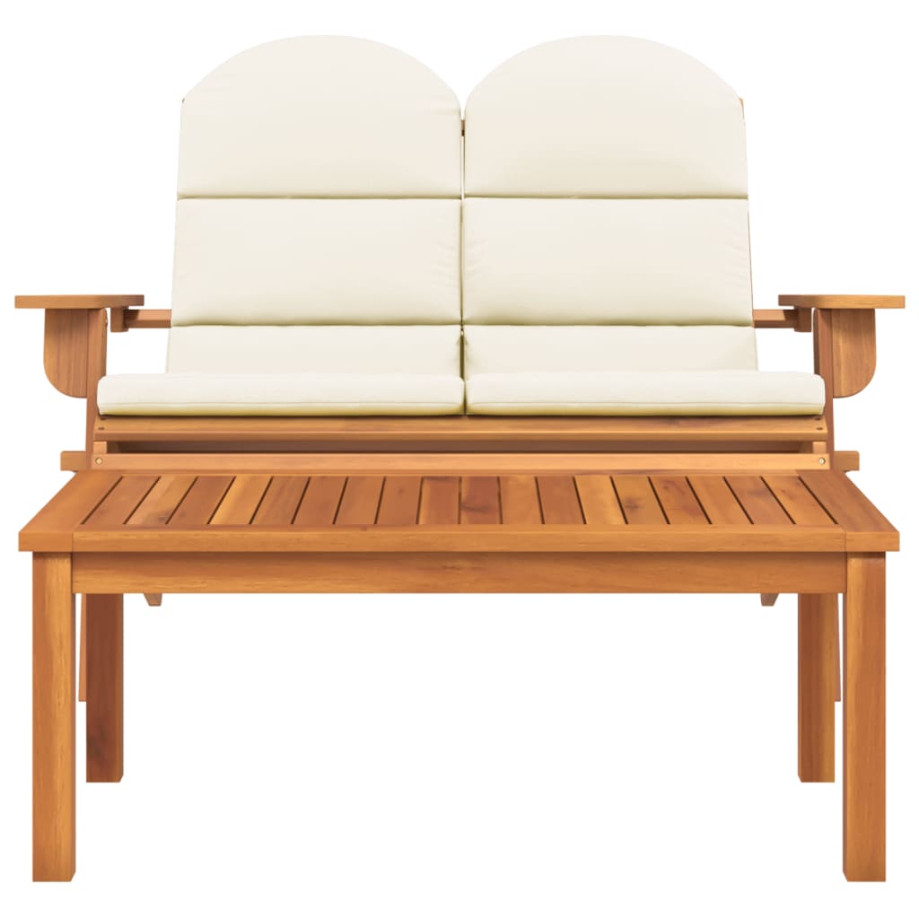 Maison Exclusive - Set Salotto da Giardino Adirondack 2pz Legno Massello di Acacia - 3