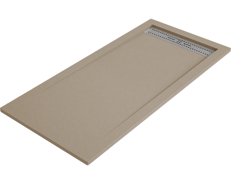 Cădiță de duș BIDAI 80x200 cm Piele grătar din oțel