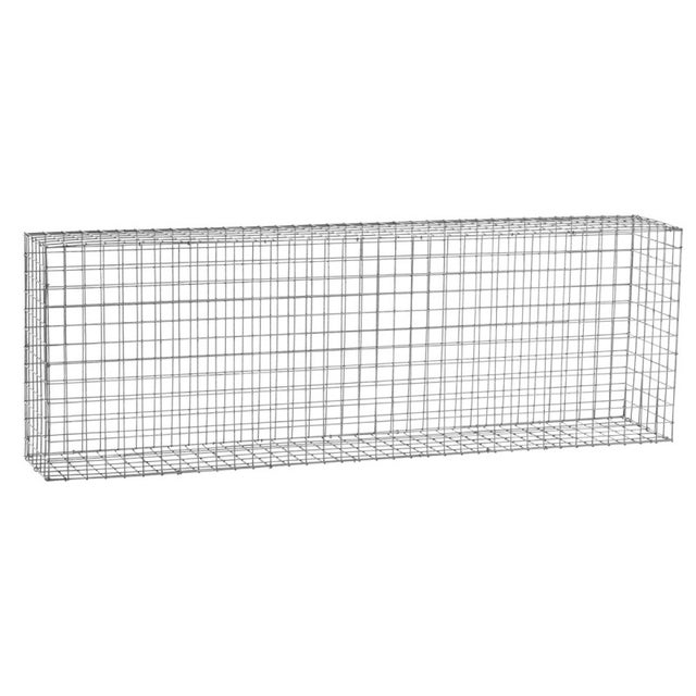 Gabion acier galvanisé L180 x H60 x Pr.30 cm tirants et crampons inclus