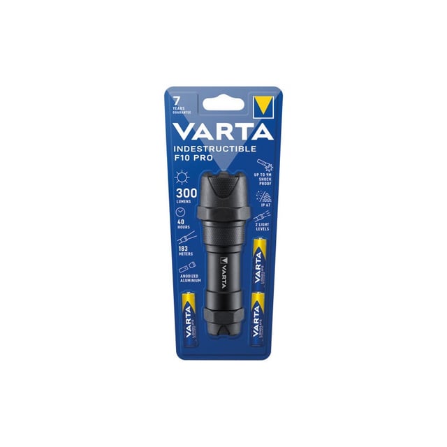 Varta INDESTRUCTIBLE F10 PRO Noir Lampe torche LED