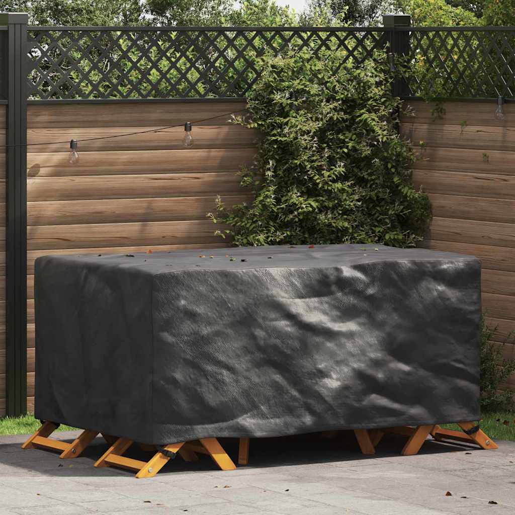 Pokrowiec na meble ogrodowe Czarny 172 x 113 x 73 cm 210D