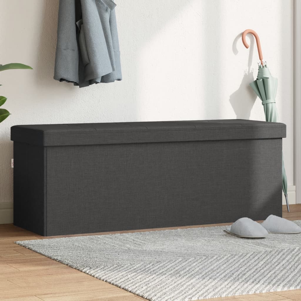 MUXItrabe Banc De Rangement 40x25x25CM - Pouf Pliable Multifonction Avec Espace Stockage (Tibétain Cyan)