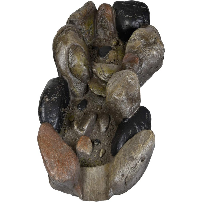 Köhko kaskadowy ciek wodny uformowany z kamienia Długość 75 cm Misa ustna rozszerzalny element strumienia 14004M