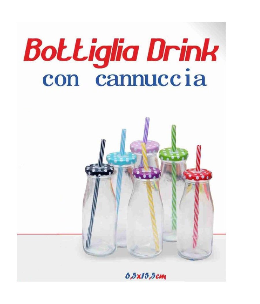 Borraccia con Cannuccia - Mostri ° - Happy Shop Borraccia con Cannuccia - Mostri ° - Happy Shop