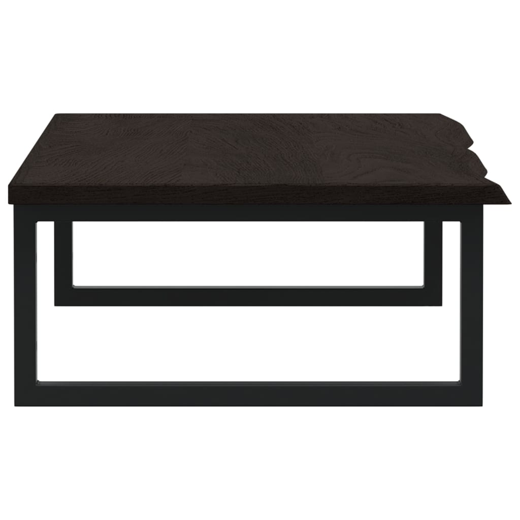 Maison Exclusive - Ripiano a Parete per Lavabo in Acciaio e Massello di Rovere - 5