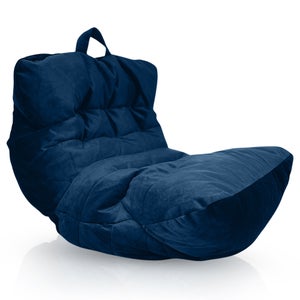 Aiire Pouf Geant XXL Design – 120x50 Cm Rond Bean Bag Chair Sans Remplissage Pour Décoration De La Chambre Ado, Jeune Ou Adulte - Pouffe Salon Ou
