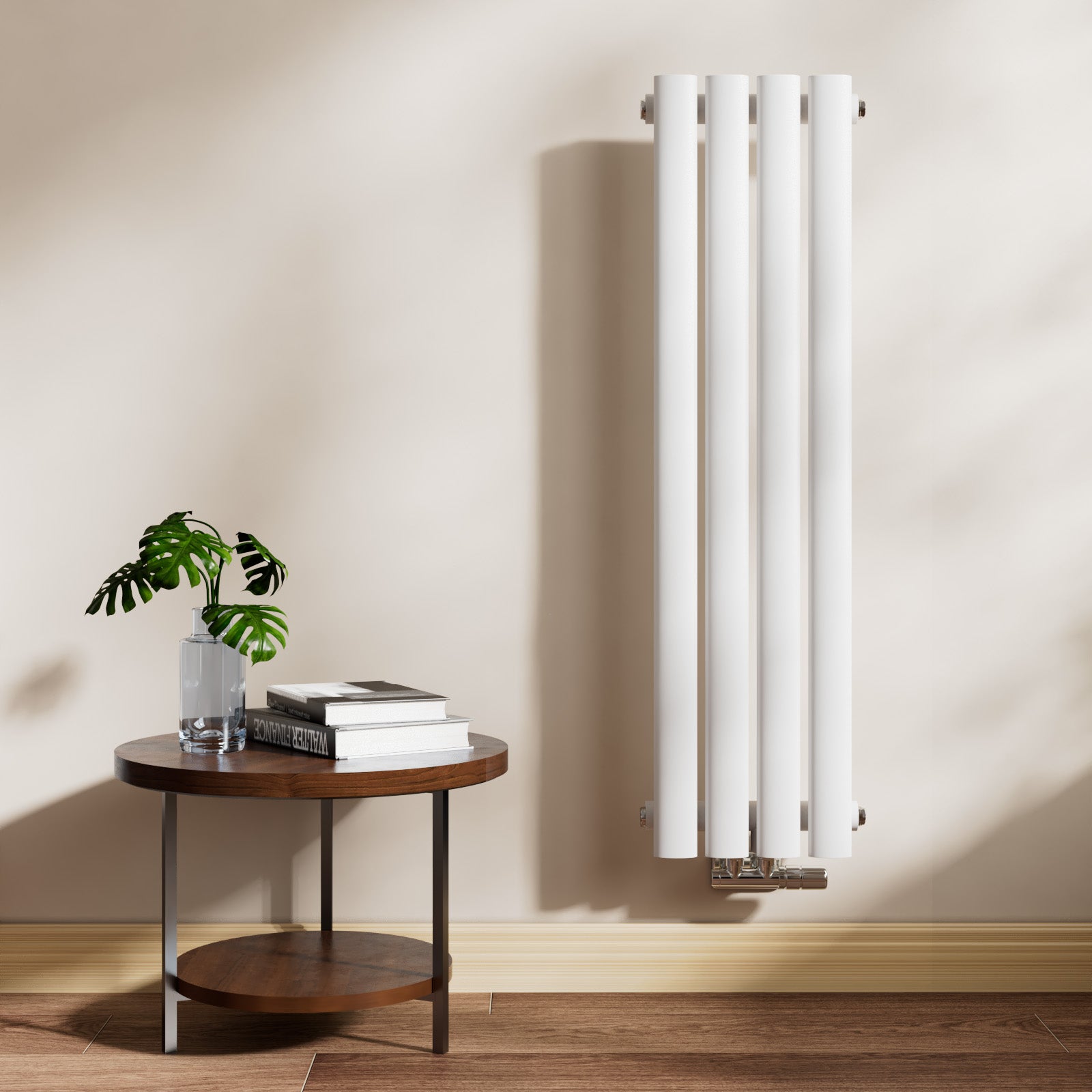 EMKE Radiador de acero de tubo redondo para agua caliente Radiador