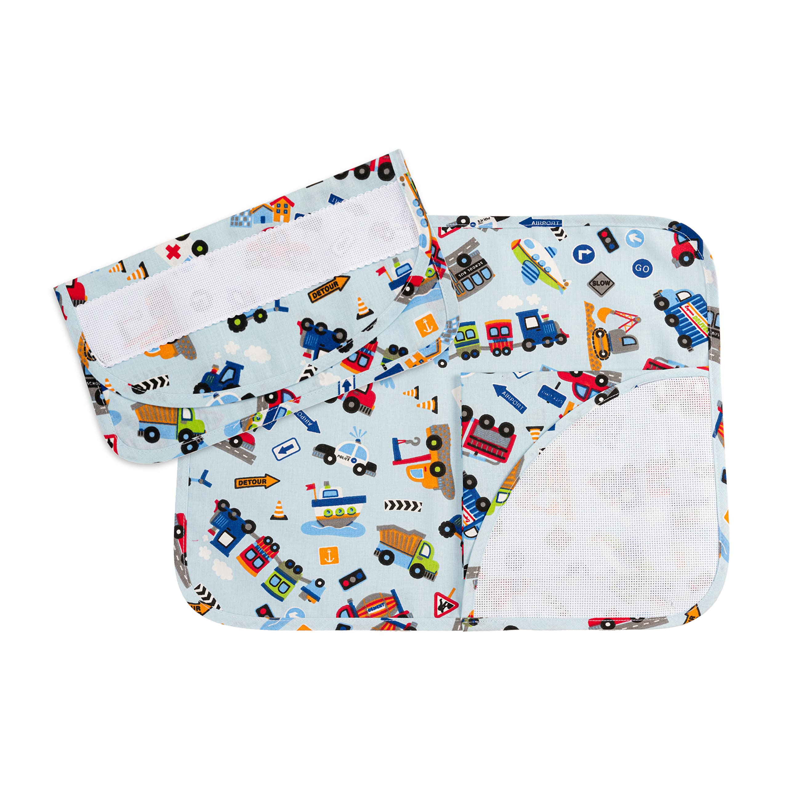 Tris Asilo In Cotone 100% Con Tela Aida Da Ricamare Alta 6 Cm – Cris Creations Milano