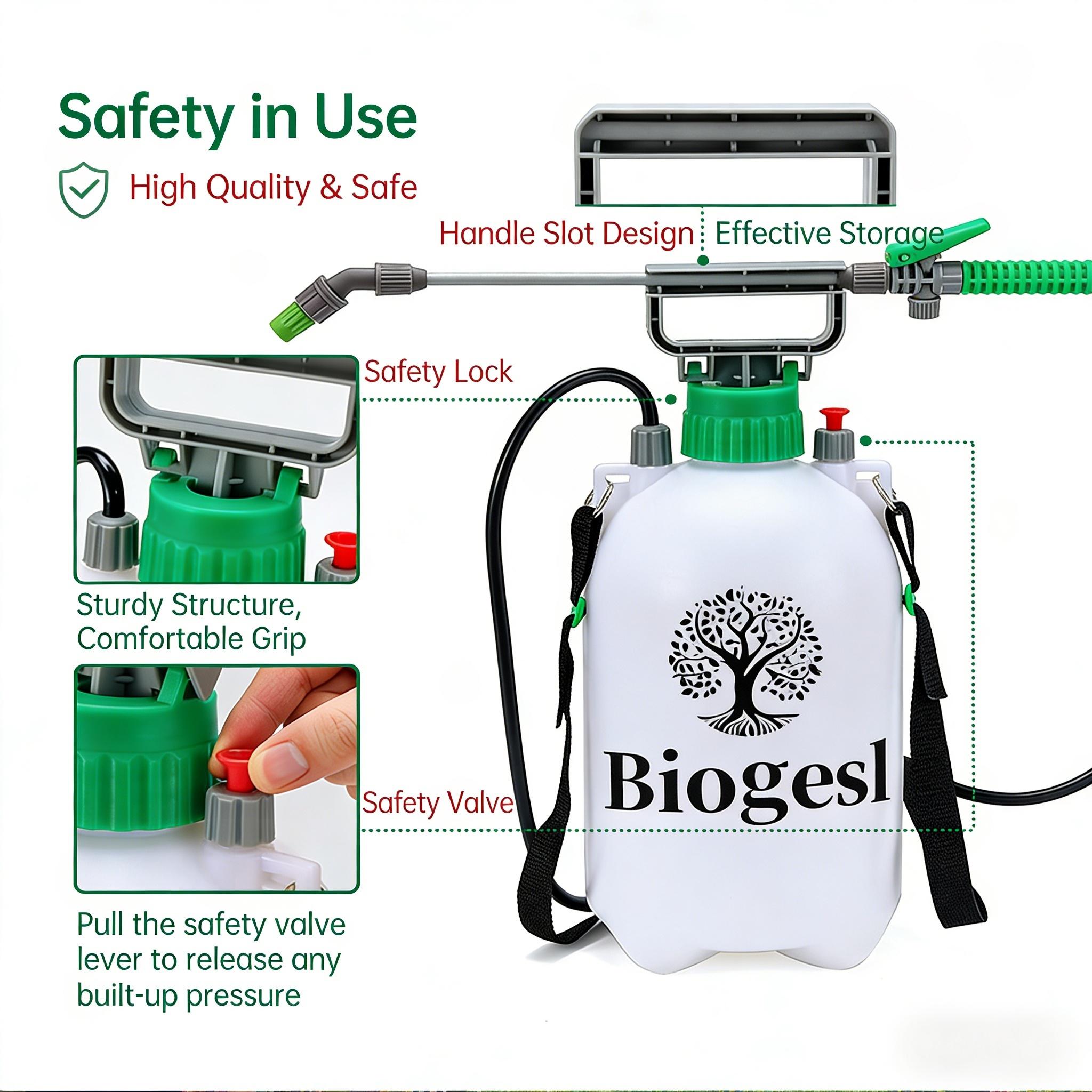 Spruzzatore per piante da 8 litri, annaffiatoio nebulizzatore, flacone spray a pressione, adatto per l'irrigazione e la pulizia del giardino. | Leroy Merlin