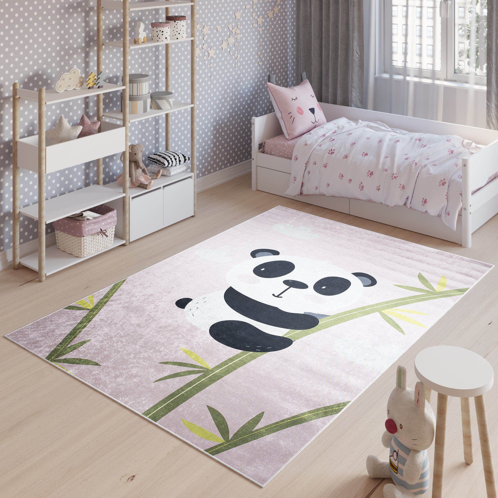 Tapis Antidérapant Technics Simple 3 - Noir Et Rose, Pour Platines Vinyle