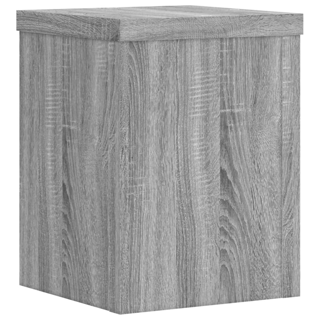 Maison Exclusive - Supports pour plantes 2 pcs sonoma gris bois d'ingénierie - 4
