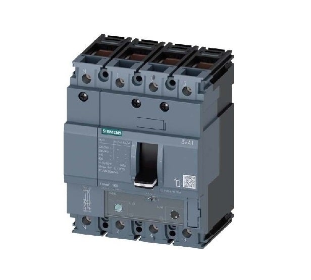 Siemens Interruttore automatico con contenore stampato SENTRON 3VA1216-5EF32-0AA0, 3 poli, 160 A, 690 V ac, potere di | RS Siemens Interruttore automatico con contenore stampato SENTRON 3VA1216-5EF32-0AA0, 3 poli, 160 A, 690 V ac, potere di | RS