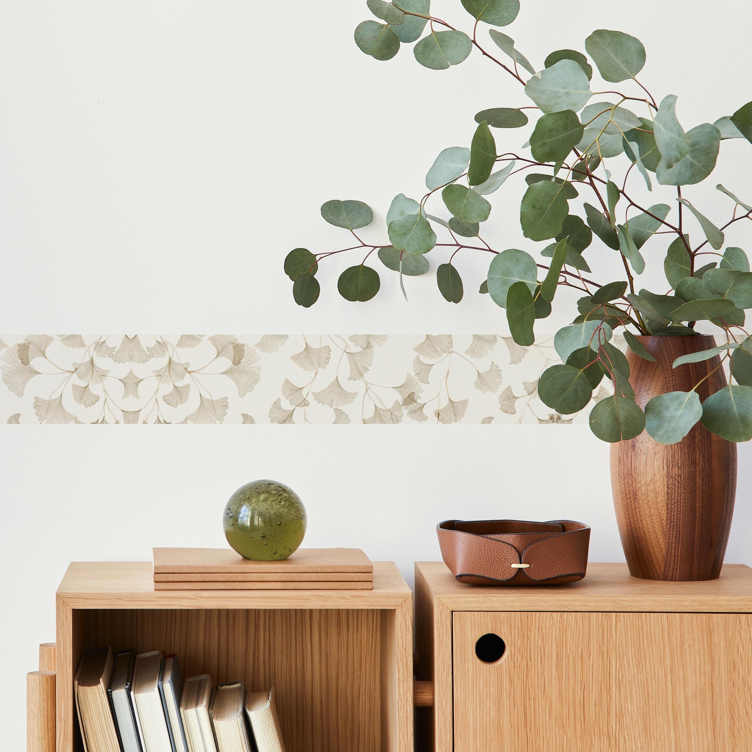 Tira Decorativa Autoadhesiva Para Habitación Hojas Plantas Naturaleza 10cm x 300cm - 3