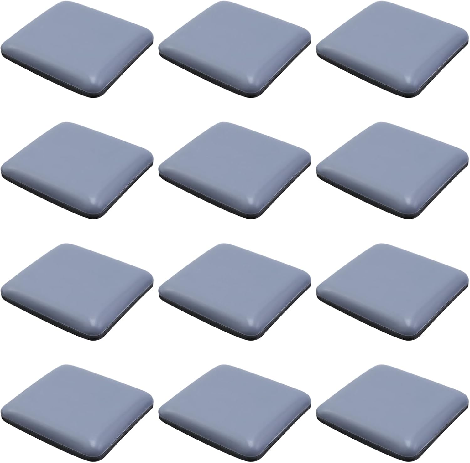 Design61 Lot de 4 patins pour meubles en plastique - À visser - Pour