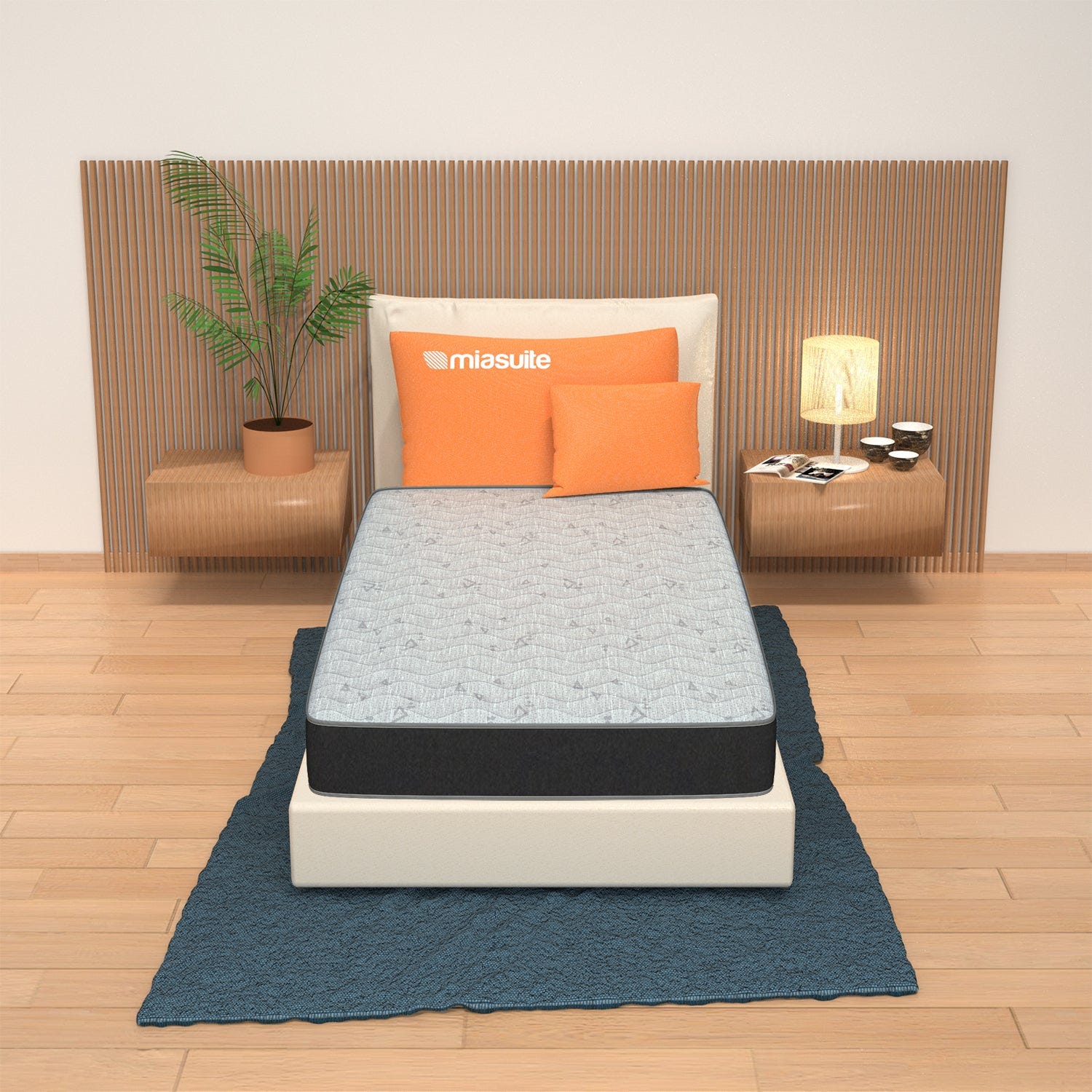 SCM Créations Lot De 5 Lattes 66 Cm X 53 Mm X 8 Mm Hêtre 7 Plis - Sommier Lit Canapé Clic-Clac BZ