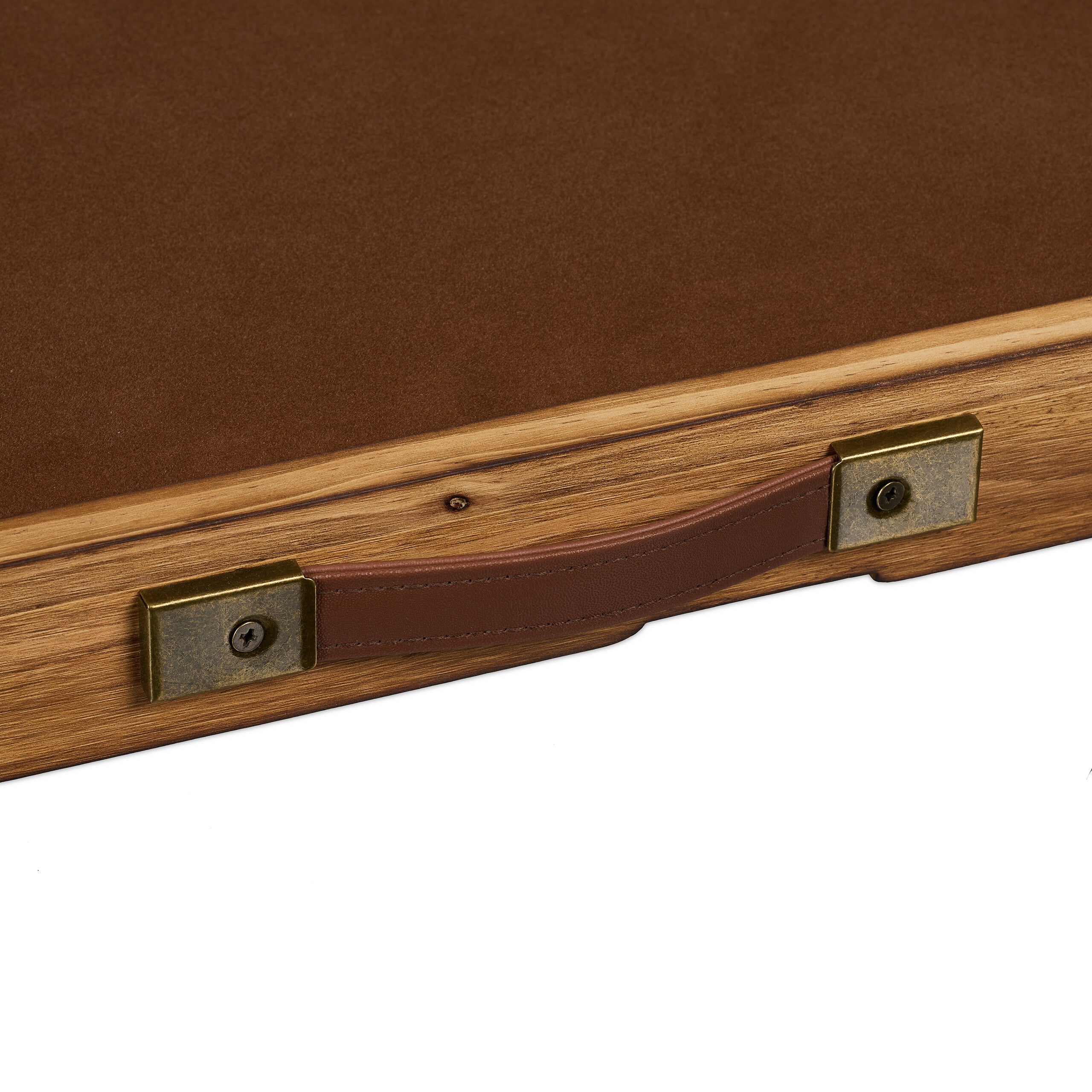 Table de puzzle, réversible, pour 1000 & 1500 pièces, hauteur réglable, bois, inclinable, support, marron, Relaxdays - 8