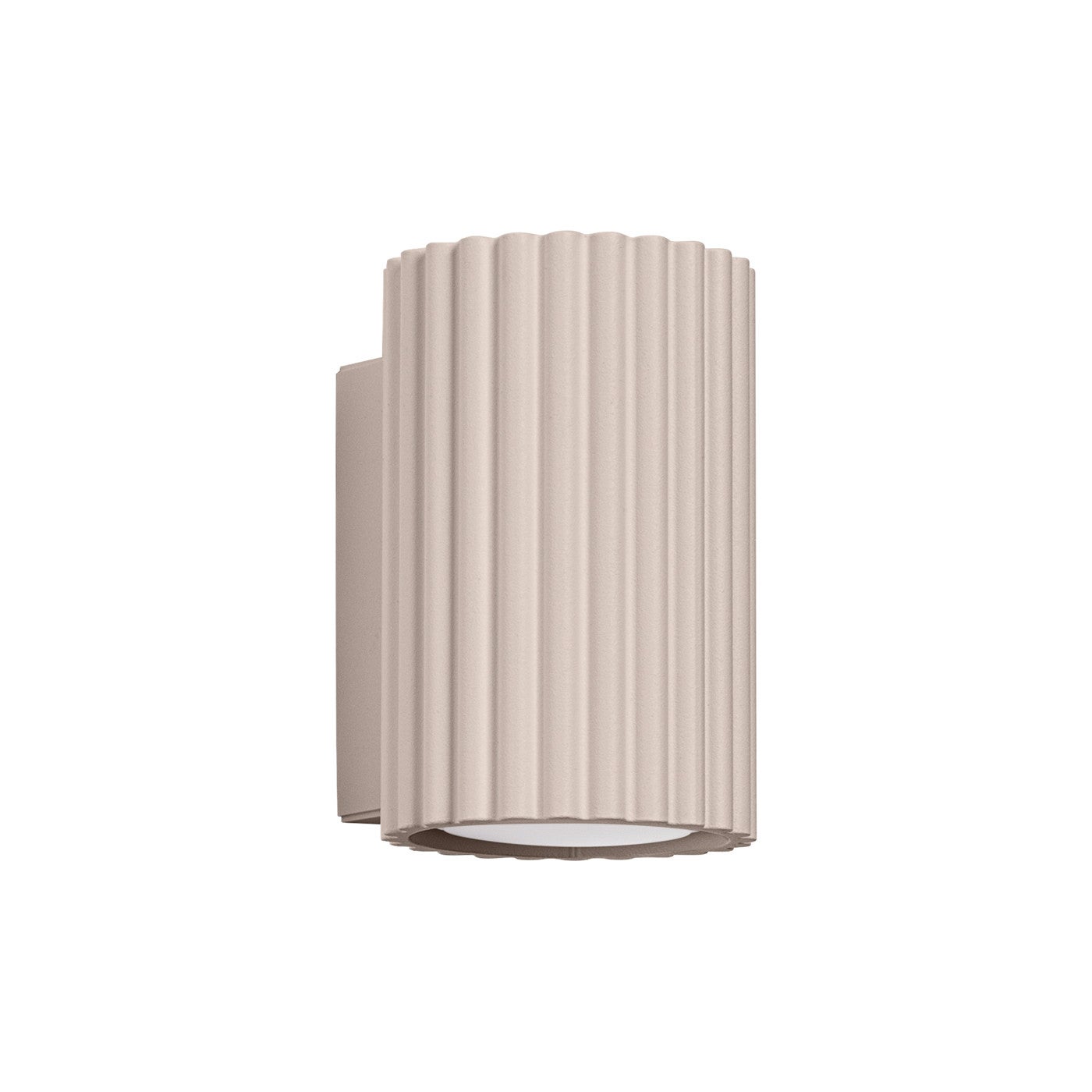 Sollux Lighting Lámpara De Pared Karbon 10 Taupe, Minimalista, 6.5X8.5x10cm Sollux Blanco/Negro/Oro , Leroy Merlin