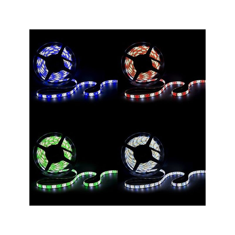 Tira de 360 LEDs 72W 4.200Lm 6000ºK SMD5050 RGB-Blanco Frío x5M 40.000H ...