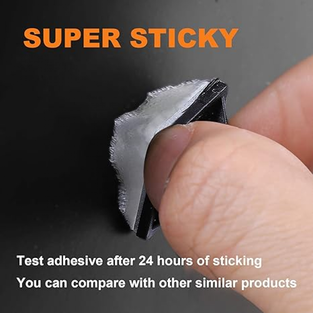 Supporti Cavi Autoadesivi 100 Fascette Autoadesive Bianche NiftyPlaza – Base 30x30 Mm, In Nylon, Per Organizzazione Cavi Tappi 3 M 1100 - Foto 5