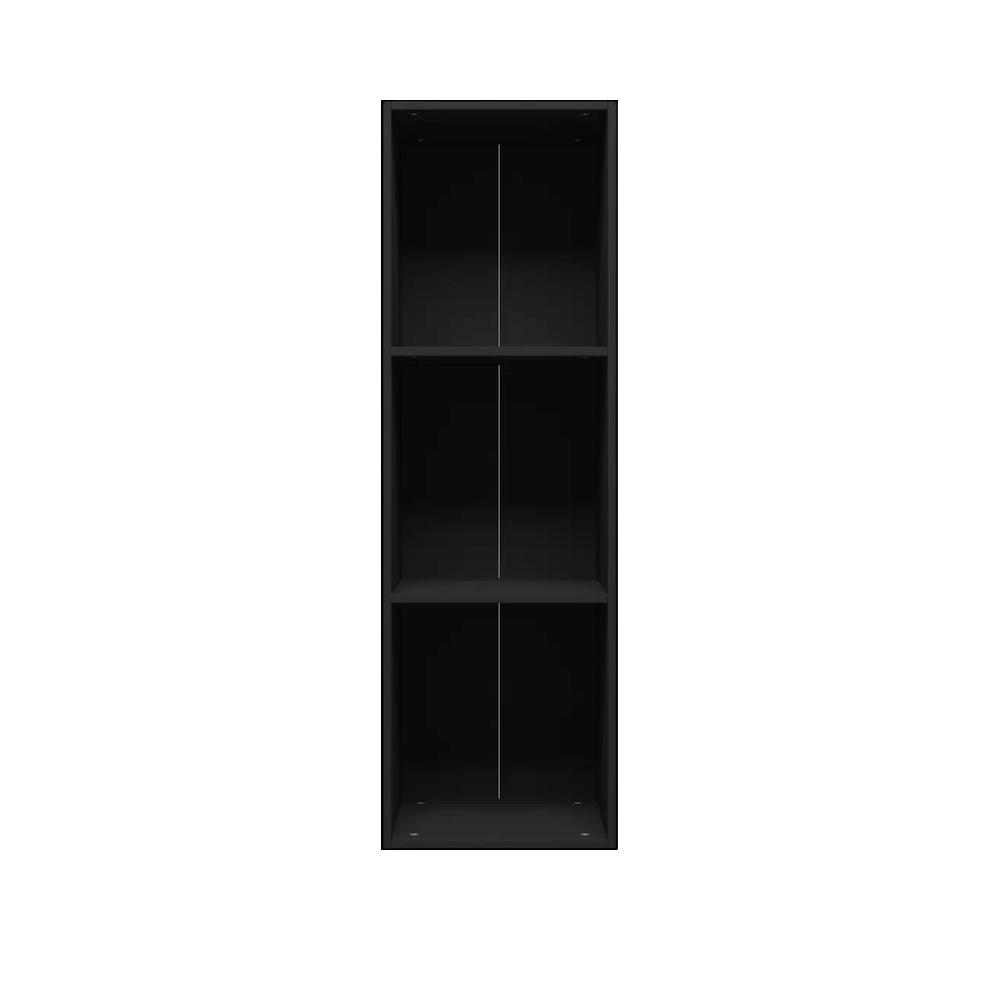 Regał vidaXL Elegancki Design Czarny 3 Przegrody