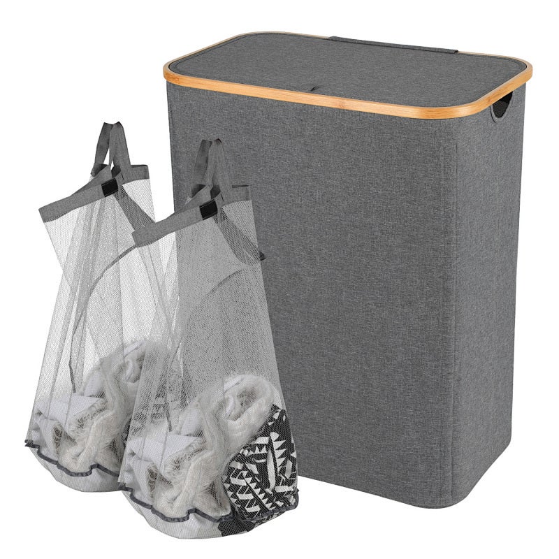 Panier à Linge Sale En Coton Lin, Pliable, Rond, Imperméable, Organiseur, Pour Vêtements, Jouets Pour Enfants, Grande Capacité, Rangement Pour La Maison