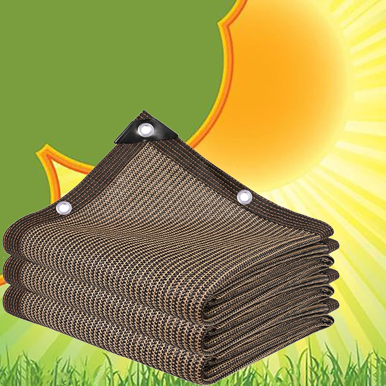 Red De Protección Contra El Viento Y Los Rayos UV De 1 X 2 M - Tela De Sombra Negra Para Jardin Balcon Y Terraza Proteccion Visual 96011488
