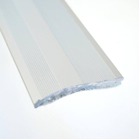 Barre de Seuil de porte Romus adhésif 100 cm - Couvre joint - Alu incolore ROMUS - 3
