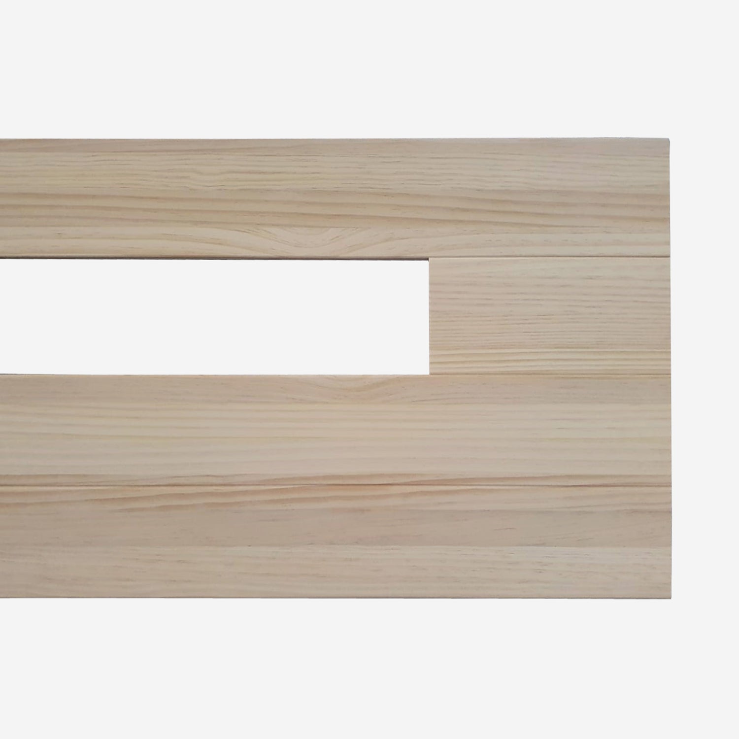 Cabecero de cama de madera SUECIA Abierto | Cama de 150 | Pino | Crudo sin pintar | PEJECAR - 2