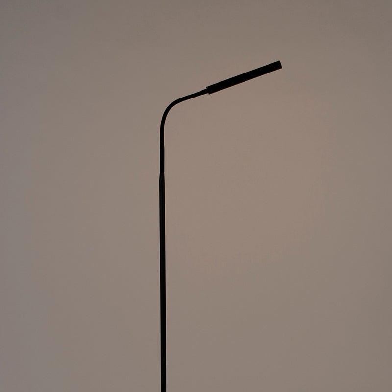 Qazqa design lampadaire - Palka - noir, led intégrée 6w incluse, Integrated led, 2700k, blanc chaud, dimmable, 142.4cm, idéal - 8