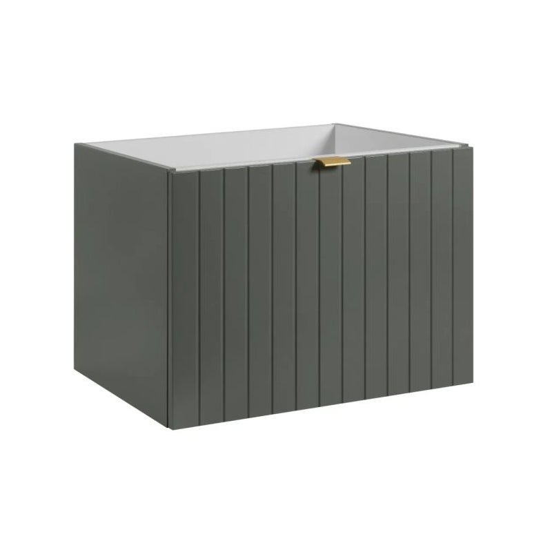 Szafka pod umywalkę HARMO 60 cm szaro-zielony półmat bez umywalki