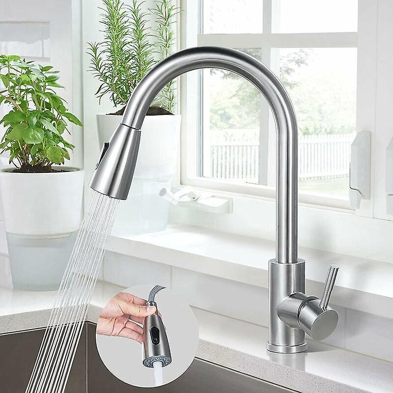 Robinet Pliable 360° Acier Inox – Rotatif Pour Évier Cuisine, Camping-Car & Yacht – Eau Froide Unique & Élégant